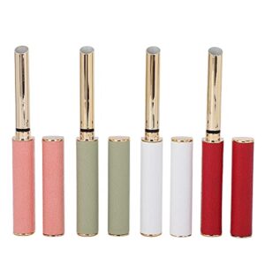 Empty Lipstick Tubes, 4Pcs Refillable DIY Lip Balm Tube Containers, Reusable Storage Containers Lip Balm Making Kit