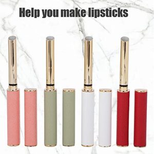 Empty Lipstick Tubes, 4Pcs Refillable DIY Lip Balm Tube Containers, Reusable Storage Containers Lip Balm Making Kit