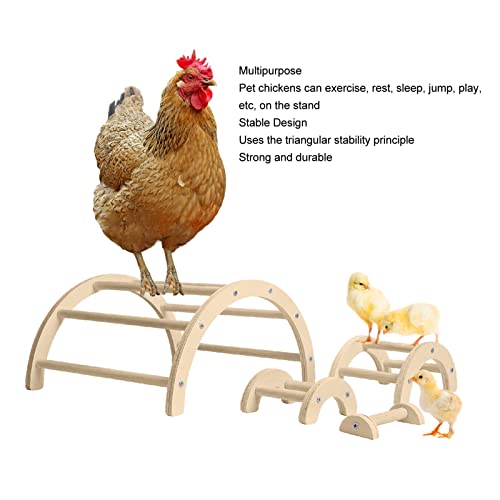Wooden Chick Perch,Chicken Stand Toy Chicken Toys Chicken Roosting Bar Chick Chicken Perch for Chick Hamsters Small Animals
