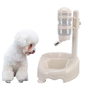 pssopp pet standing water dispenser pet water dispenser holder cat dog standing bowl pet multifunctional automatic feeders dispenser
