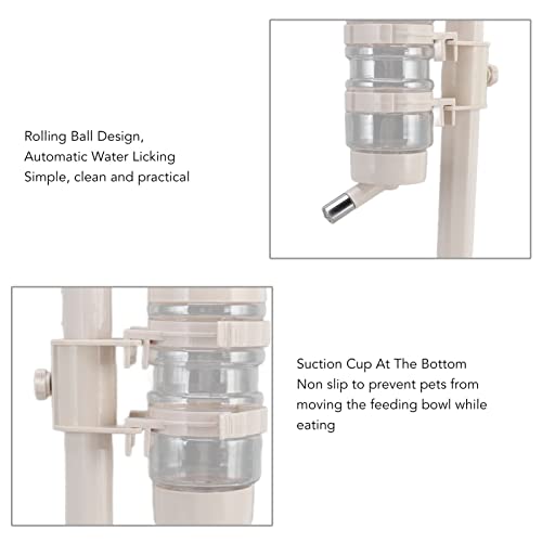 Pssopp Pet Standing Water Dispenser Pet Water Dispenser Holder Cat Dog Standing Bowl Pet Multifunctional Automatic Feeders Dispenser