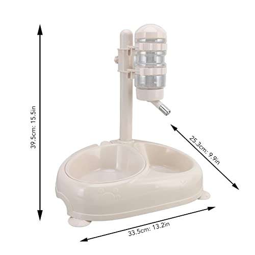 Pssopp Pet Standing Water Dispenser Pet Water Dispenser Holder Cat Dog Standing Bowl Pet Multifunctional Automatic Feeders Dispenser