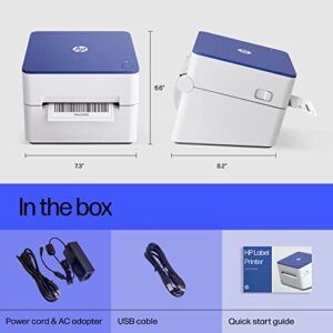 HP Shipping Label Printer, 4x6 Commercial Grade Direct Thermal, Compact & Easy-to-use, High-Speed 300 DPI Printer, Barcode Printer, Compatible with Amazon, UPS, Shopify, Etsy, Ebay, ShipStation & More