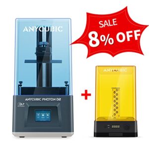 anycubic resin 3d printer bundle, photon d2 and wash and cure 2.0