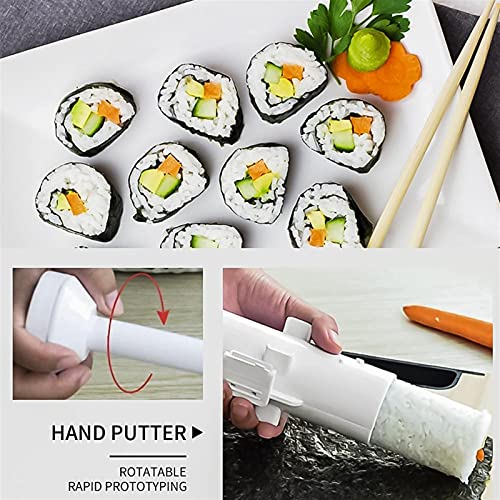 Quick Sushi Maker Roller Rice Mold Vegetable Meat Rolling Gadgets DIY Sushi Device Making Machine Kitchen Ware for kitchen (Color : Sushi Maker)