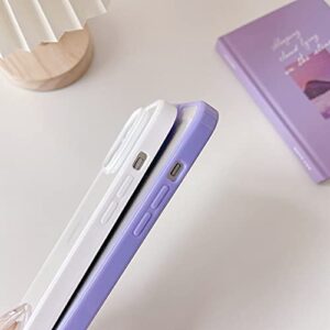 ZTOFERA Crystal Clear Case for iPhone 14 Pro Max 6.7",Cute Girls Transparent Soft Ultra Slim Anti-Scratch Bumper Protective Cover for iPhone 14 Pro Max White