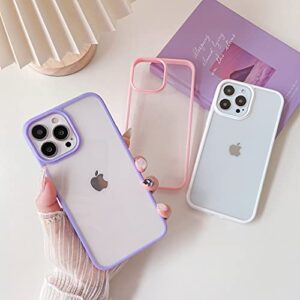 ZTOFERA Crystal Clear Case for iPhone 14 Pro Max 6.7",Cute Girls Transparent Soft Ultra Slim Anti-Scratch Bumper Protective Cover for iPhone 14 Pro Max White