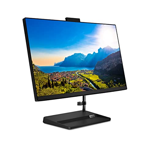 Lenovo IdeaCentre AIO 3-2022- All-in-One Desktop - 23.8" FHD Touch Display - HD 720p Camera - Windows 11 Home - 8GB Memory - 512GB Storage - AMD Ryzen 5 5625U - Black - Mouse & Keyboard Included