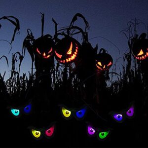 Dazzle Bright Halloween 20 FT 60 LED Battery Operated Fairy String Lights + 10 LED RGB Flashing Eyes String Halloween Lights