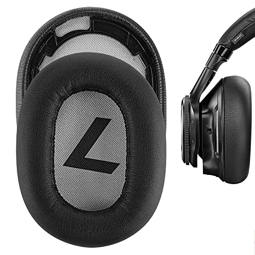 BackBeat PRO 2 Ear Pads, Replacement Protein Leather Earpads Ear Cushions Earmuffs Repair Parts for Plantronics BackBeat PRO 2 SE Special Edition Voyager 8200 UC Headsets - Black