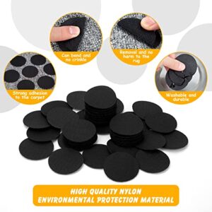 IKAYAS 50 Pcs 2 Inch Black Carpet Spot Markers Floor Dots Small Floor Circles Spots for Classroom Decoration Teacher Preshool Kids Supplies