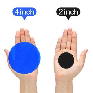 IKAYAS 50 Pcs 2 Inch Black Carpet Spot Markers Floor Dots Small Floor Circles Spots for Classroom Decoration Teacher Preshool Kids Supplies