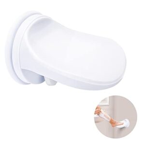 shower foot rest for shaving legs, no drilling shower step foot holder shaving cleaning tools suction cup stronger adhesive bathtub foot rest