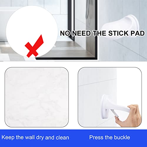 Shower Foot Rest for Shaving Legs, No Drilling Shower Step Foot Holder Shaving Cleaning Tools Suction Cup Stronger Adhesive Bathtub Foot Rest