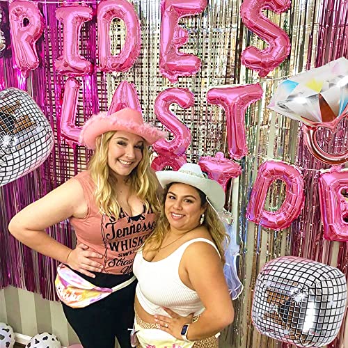 JeVenis Brides Last Ride Balloons Brides Last Rodeo Decoration Nashville Bachelorette Party Decorations Disco Cowgirl Bachelorette Decoration Lets Go Girls Decoration