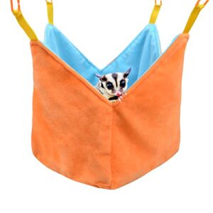 vomvomp Hanging Sugar Glider Bonding Pouch Snuggle Sleeping Bag Open Environment Pouch for Crabby Gliders and Small Animals