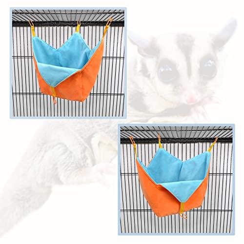vomvomp Hanging Sugar Glider Bonding Pouch Snuggle Sleeping Bag Open Environment Pouch for Crabby Gliders and Small Animals