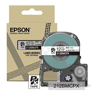 Epson LabelWorks InvisiLabels Bundle - 2 Clear 1/2" (12mm) Tapes - 212BMCPX, 212WMCPX