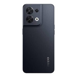 OPPO Reno8 5G Dual 256GB ROM 8GB RAM Factory Unlocked (GSM Only | No CDMA - not Compatible with Verizon/Sprint) Mobile Cell Phone - Black