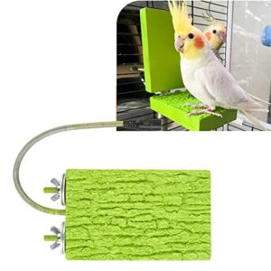 Warm Pet Perch Stand, Safe Heating Bird Perch Platform Constant Temp 5W Toxic Free for Hamster US Plug 100‑240V