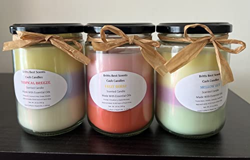 Britts Best Scents- Money Candles- Mellow Out