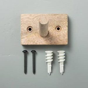 wood 1-peg wall hook - hearth & hand™ with magnolia