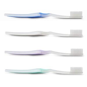 weldental welbrush soft flossing sensitive toothbrushes (4-pack, variety)
