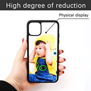 5PCS Sublimation Phone Case Blanks Bulk Covers Compatible with Apple iPhone 14, 6.1 Inch,Easy to Sublimate DIY Phone Case Cell Phone Basic Cases Soft Anti Slip (case for iPhone 14 * 5 Black)