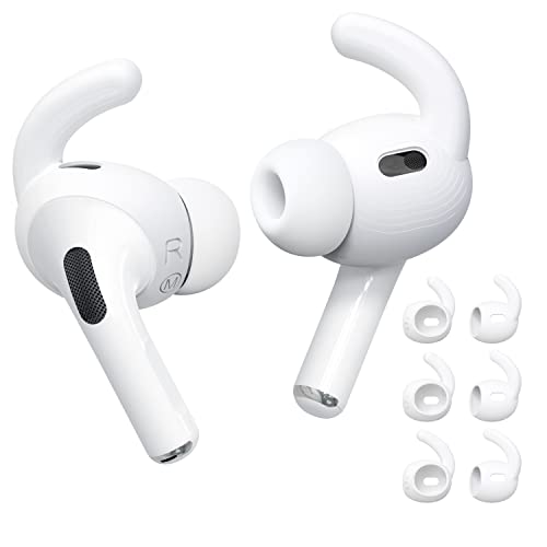 3 Pairs DamonLight Ear Hooks for AirPods Pro 2 Anti Slip Anti Scratches Sport Ear Tips Compatible with AirPods Pro 2nd Generation 2022 Released S & M & L