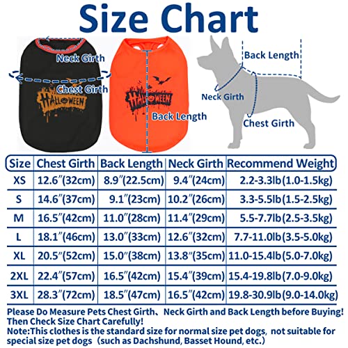 MESHEEN 2 Pieces Dog Lightweight Shirt for Small Dogs Made of Soft Breathable Quick Dry Stretch Fabric, Sleeveless Casual Dog Clothes Printed Original Cute Pattern