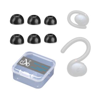 premium eartips compatible with anker soundcore sport x10 liberty 3 pro wireless earphone memory foam tips earbuds ear gels