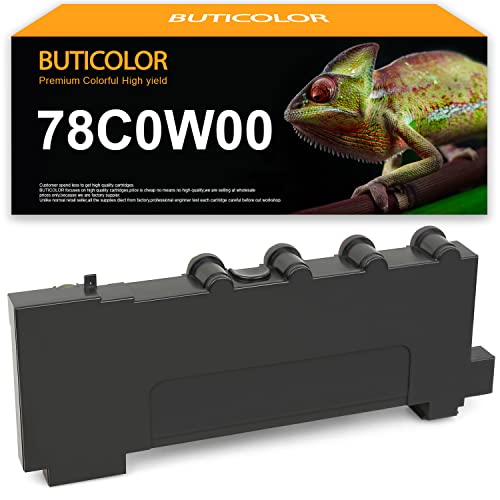 buticolor 1PK Remanufactured 78C0W00 Waste Toner Box/Waste Toner Bottle Replacement for Lexmark C2325 C2425 C2535 CX421 CX522 CX622 CX625 MC2325 MC2425 MC2535 MC2640 Printers