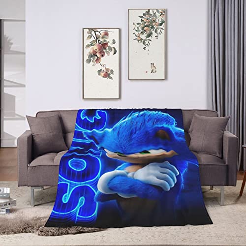 Cartoon Blanket Ultra Soft Micro Fleece Blanket for Bed Couch Living Room,Flannel Throw Blanket for Kids Adults.60 X50