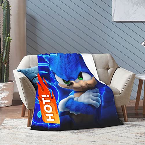 Cartoon Blanket Ultra Soft Micro Fleece Blanket for Bed Couch Living Room,Flannel Throw Blanket for Kids Adults.60 X50