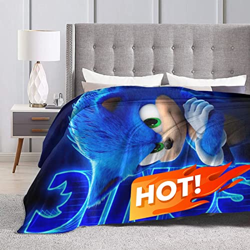 Cartoon Blanket Ultra Soft Micro Fleece Blanket for Bed Couch Living Room,Flannel Throw Blanket for Kids Adults.60 X50