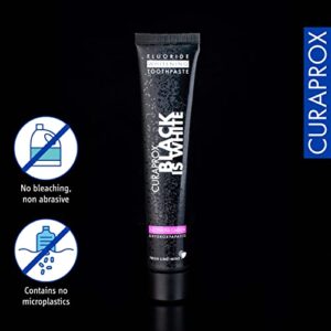 Curaprox Black is White Activated Charcoal Toothpaste, 90ml