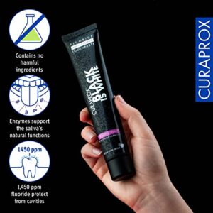 Curaprox Black is White Activated Charcoal Toothpaste, 90ml