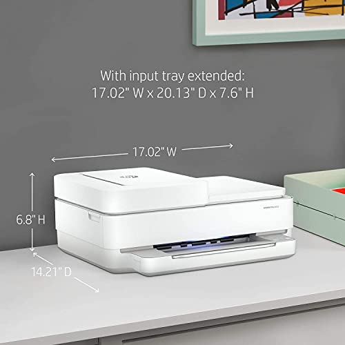 NEEGO HP Wireless Inkjet Color Printer Mobile Print, Scan & Copy, Auto Document Feeder Features 2-Sided Printing, Multi-Page scanning, Smart contextual Control Panel Buttons with 6 ft Cable