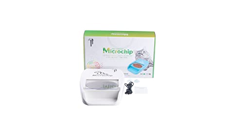 TL Microchip Pet Feeder - Microchip Operated - Easy Clean - Automatic Food gate - Separate Diet for Different Pets - Suitable for Wet and Dry Food - for Small and Medium Size pet