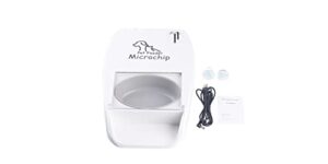 tl microchip pet feeder - microchip operated - easy clean - automatic food gate - separate diet for different pets - suitable for wet and dry food - for small and medium size pet