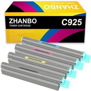 zhanbo c925 x925 toner cartridge remanufactured c925h2kg c925h2cg c925h2mg c925h2yg toner cartridge compatible for lexmark c925 c925de x925 x925de printers.black cyan magenta yellow