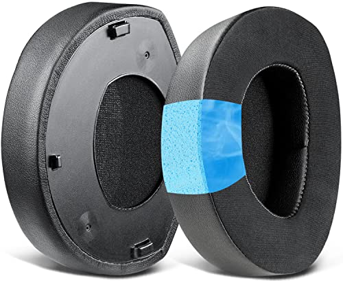 SOULWIT Cooling-Gel Ear Pads Replacement for Sennheiser HDR160(HDR 160/RS160/TR160), HDR170(TR170/TR 170/RS170)/HDR180(TR180/RS 180) Headphones, Earpads Cushions with Noise Isolation Foam