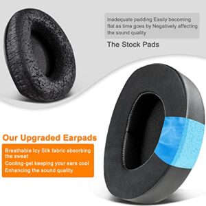 SOULWIT Cooling-Gel Ear Pads Replacement for Sennheiser HDR160(HDR 160/RS160/TR160), HDR170(TR170/TR 170/RS170)/HDR180(TR180/RS 180) Headphones, Earpads Cushions with Noise Isolation Foam