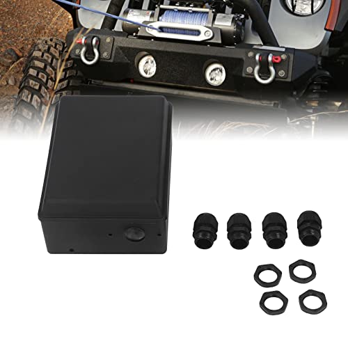 High Strength Protection Box Kit Winch Controller Housing for 8000 to 20000LB Electric Winch