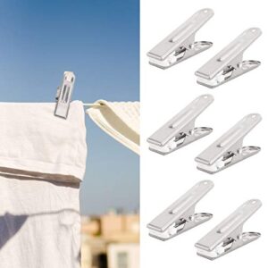 20 pack wire clothes pins heavy duty outdoor stainless steel clothespins to keep your towels,clothes,blanket from blowing away or sliding down