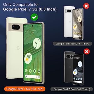 UniqueMe [2+2 Pack] Compatible for Google Pixel 7 5G [2022] Screen Protector Tempered Glass, 2 Pack Camera Lens Protector Case Friendly [Fingerprint Support ][Alignment Tool]
