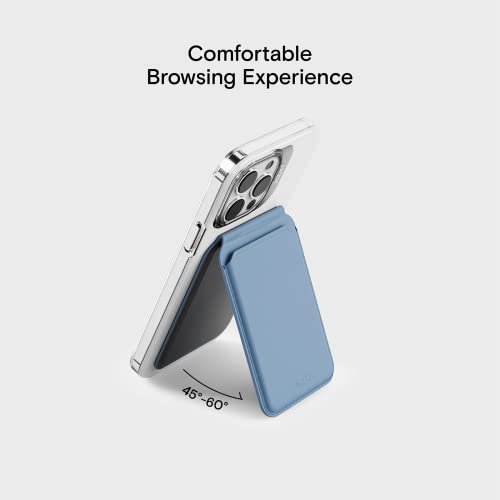 MOFT MagSafe Compatible Wallet Quick Access for iPhone 14 /iPhone 13/ iPhone12 series Open ID Window Convenient Card Use and Sturdy Stand with Steel Hinge Flash Wallet Phone Stand