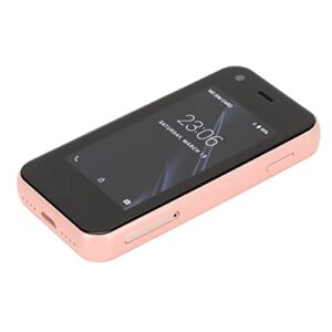 mini 3g mobile phone, 2.5 inches pocket cellphone, 1gb ram and 8gb rom, memory card expansion, 1580mah battery, unlocked smartphone for students, palm size(sakura pink)