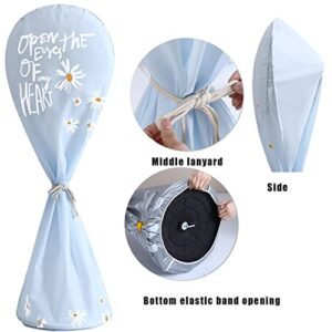 3-piece fan dust cover waterproof and dust-proof fan cover washable vertical circular fan dust cover household floor fan cover protective cover