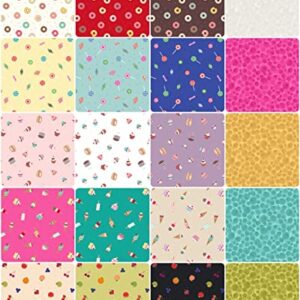 Lewis & Irene Small Things Sweet Fabric Collection Digital Print Double Border Fabric SM52 Premium 100% Cotton Quilt Shop Quality Fabric by The Yard